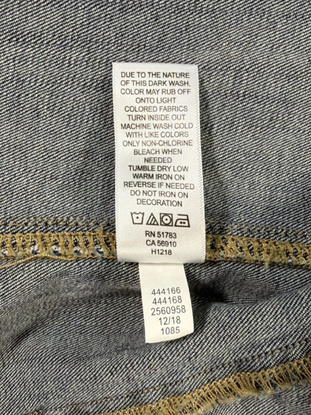 Maurices Blue Distressed Denim Vest Size M Medium Button Down Front Sleeveless - Picture 12 of 12
